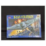 B-2 Spirit and F-117A Stealth aircraft 144 scale