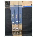 NIB (3) Brushed Nickel Curtain Rods