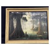 19"x14.5" Cypress Mist" by Texas artist Dalhart