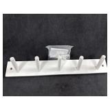 Wall Mounted Rack Towel 5 Hooks
