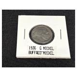 1936 Buffalo Nickel