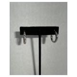925 Silver Hoop Earrings 2.37 Grams