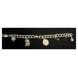 .925 Silver Charm Bracelet 7ï¿½