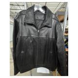 Nice Very Soft Dockers Leather Jacket Sz Med
