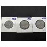 (3) Susan B Anthony Dollars