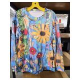 NEW Colorful Sweatshirt Sz M/L