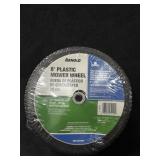 Arnold 8ï¿½ Plastic Mower Wheel 1/2ï¿½ Diameter