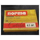 (20rds) Norma 6.5 JAP 139 GR Soft Point Carts