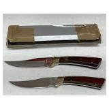 (2) Frost Cutlery Stainless Steel Knives