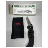 New Green Beret USA Frost Cutlery Folding Pocket
