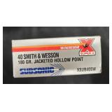 (50rds) Super X 40 S&w 180gr jacketed hollow