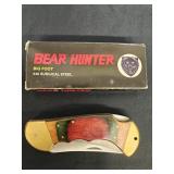 Bear Hunter Bigfoot Surgical Steel Pocket Knife