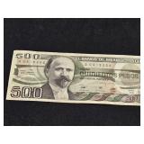 500 Mexican Pesos Banknote