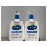 (2) Cetaphil Face Wash (1) New (1) 1/3 Full