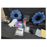 Misc Lot Including: (2) Total Moldable Pillows,