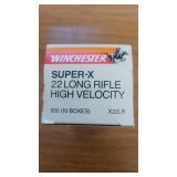 500 rds WINCHESTER Super X 22 LR