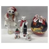 Vintage Coca Cola Polar Bear Collection Ornaments