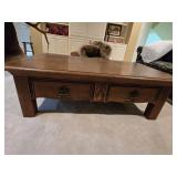 Solid Wood Coffee Table w/ Drawers Solid Wood Coffee Table w/ Drawers
