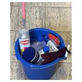 Cleaning Bucket some items full others partially Cleaning Bucket some items full others partially
