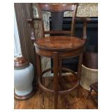 Wooden Bar Stool Swivel 43�x20� Wooden Bar Stool Swivel 43�x20�