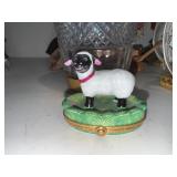 Sheep Trinket Box Sheep Trinket Box