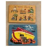 2 VTG Wooden Puzzles 2 VTG Wooden Puzzles