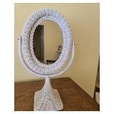 Vintage Wicker Mirror 17" Vintage Wicker Mirror 17"