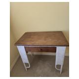 Vintage Wicker & Wood Vanity Vintage Wicker & Wood Vanity