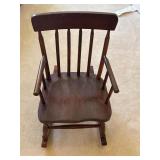 VTG Kids Wooden Rocking Chair 14"x12"x22.5" VTG Kids Wooden Rocking Chair 14"x12"x22.5"