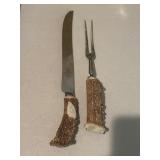High Country Arts SS Antler Handled Serving Set High Country Arts SS Antler Handled Serving Set