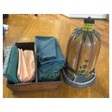Wooden Pumpkin Decor & Wood Storage with Napkins Wooden Pumpkin Decor & Wood Storage with Napkins