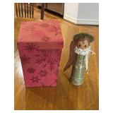 Wooden Angel and Christmas Storage Box Wooden Angel and Christmas Storage Box