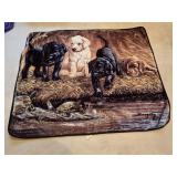 Plush Lab Throw & Twin Blanket Plush Lab Throw & Twin Blanket
