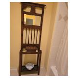 22"�11"�76" Antique Hall Tree w/ Champer Pot 22"�11"�76" Antique Hall Tree w/ Champer Pot
