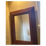 32"x43" Wood Frame Bathroom Mirror 32"x43" Wood Frame Bathroom Mirror