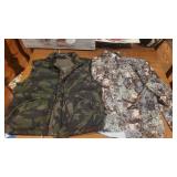 Ralph Lauren Camo Vest & Shirt Sz L&XL Ralph Lauren Camo Vest & Shirt Sz L&XL