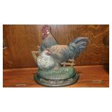 Cast iron rooster decoration Cast iron rooster decoration