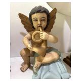 16" Vintage Wooden Angel Hand Carved 16" Vintage Wooden Angel Hand Carved
