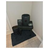 Bathroom Accessories Including: (2) Trash Cans, Bathroom Accessories Including: (2) Trash Cans,