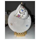 Floral Set Of Tea Cup Decorative Floral Set Of Tea Cup Decorative