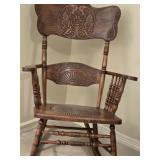 Antique Wooden Rocking Chair Antique Wooden Rocking Chair