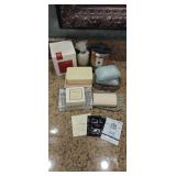 Soaps, candle, lotion Soaps, candle, lotion