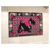 Claire Murray Hand Hooked Throw Rug Featuring a Claire Murray Hand Hooked Throw Rug Featuring a