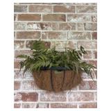 Faux Outdoor Plant Basket Faux Outdoor Plant Basket
