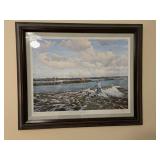 "The Pocket" Lithograph by Texas artist David "The Pocket" Lithograph by Texas artist David
