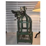 22" Decorative Wooden Bird Cage 22" Decorative Wooden Bird Cage