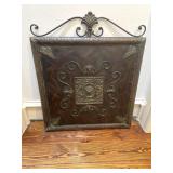 Vtg Copper Fire Screen 24"x24" Vtg Copper Fire Screen 24"x24"