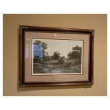 27.5"�21.5" Matted & Framed Turkey Scene 27.5"�21.5" Matted & Framed Turkey Scene