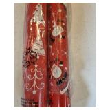 (2) Rolls Double Sided Christmas Wrapping Paper (2) Rolls Double Sided Christmas Wrapping Paper