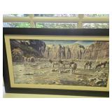 Numbered & Signed "Bulls of Zion" by Larry Zabel Numbered & Signed "Bulls of Zion" by Larry Zabel